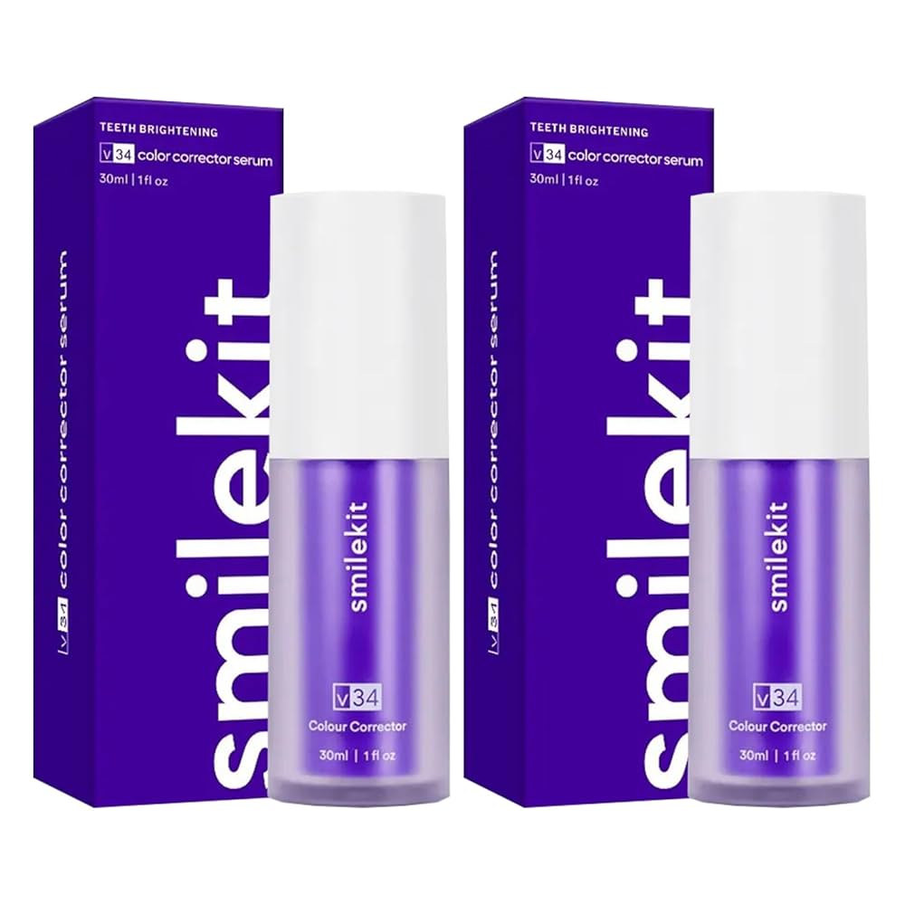 Colour Corrector Serum Hi Smile Purple Toothpaste 2 Pieces